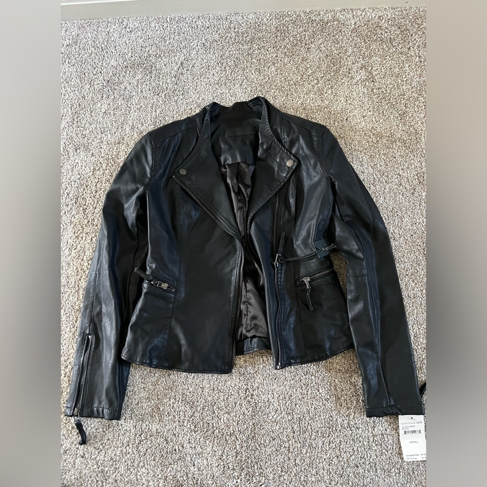 Blank NYC Black Leather Jacket